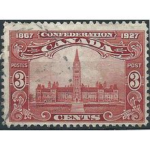 Canada 1927 SG268 3c Carmine Fine Used....