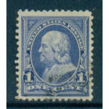 Used 264 1c Benjamin Franklin Very Fine M02916