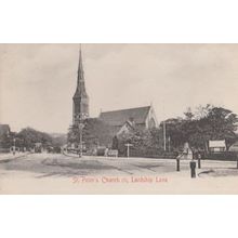 St Peters Church Lordship Lane Antique Postcard