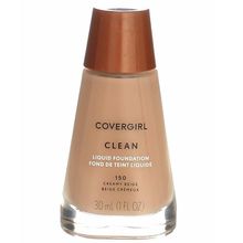 COVERGIRL Clean Liquid Foundation 150 CREAMY BEIGE 1 oz.