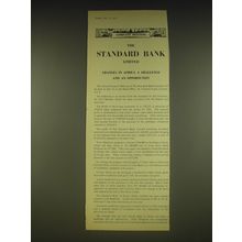 1963 The Standard Bank Limited Ad - Changes in Africa a challenge