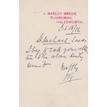 Rumburgh Halesworth 1916 WW1 Wartime Postcard