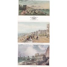 The Chain Pier Brighton Victorian Painting 3x Postcard s