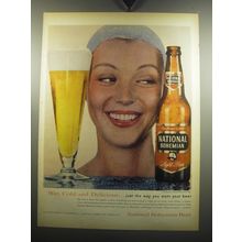 1957 National Bohemian Light Beer Advertisement