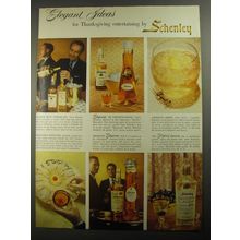 1956 Schenley Advertisment - Reserve Whiskey, O.F.C. Whisky and Golden Age Gin