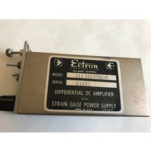 ECTRON 418AIOPUX-5 DIFFERENTIAL DC AMPLIFIER W/ STRAIN GAGE POWER SUPPLY,AH