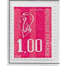 FRANCE 1976 MINT UNMOUNTED MNH MARIANNE DEFINITIVE 3 PHOSPHOR BANDS 1fr