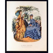LA MODE ILLUSTREE FASHION PLATE 1940s Sidney Z. Lucas Anaïs Toudouze ETCHING #14