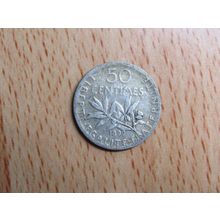 France Republic 1899 50 Centimes Coin