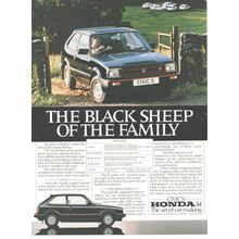 HONDA CIVIC S motor car :- Original Vintage 1982 Magazine Advert <> POST FREE