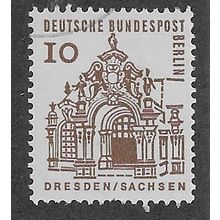BERLIN -1964 10pf 'GERMAN ARCHITECTURE' FINE USED (EBID63-193)