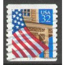Used 2913 32c U.S. Flag Over Porch Fine CNS 33333 W1165