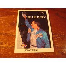 1990 Leaf, No Hit King, NOLAN RYAN, Rangers #265