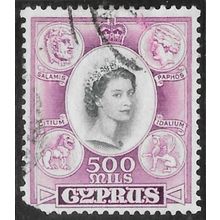 1955 Queen Elizabeth II 500M - Fine Used C6