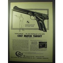 1957 Colt Match Target Pistol Ad - Pefectly Balanced