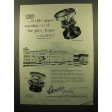 1959 Schneider Super-Angulon and Xenotar Lenses Ad