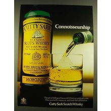 1979 Cutty Sark Scotch Ad - Connoisseurship