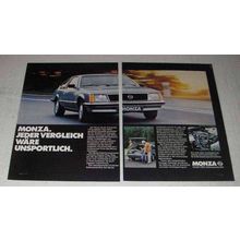 1979 Opel Monza Ad - In German - Jeder Vergleich ware unsportlich