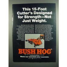 1984 Bush Hog 2615 Cutter Ad - Designed for Strength