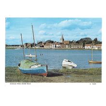 BOSHAM FROM SHORE ROAD, SUSSEX used postcard 1992 by Judges =