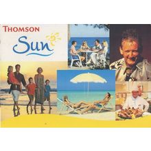 Thomson Holiday Shop Travel Agents 1980s Advertising Postcard