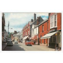 The High Street Budleigh Salterton Postcard Devon