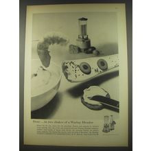 1956 Waring Blendor Ad - Done in two shakes