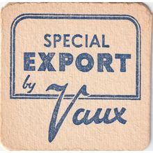 BEER MAT - VAUX BREWERY - SPECIAL EXPORT - (Cat 016) - (1957)