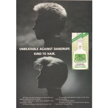 ALL CLEAR Anti-Dandruff Shampoo : - Original Vintage 1988 Advert ~ POST FREE