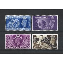 GB.Olympic Games set of 4.Mounted Mint.Jul25b