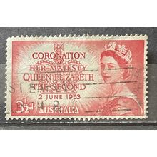 AUSTRALIA 1953 SG 0264 USED #3