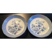 Japanese Floral Design Bowls 4 3/4" (2)