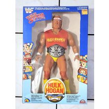 wwf ljn hasbro wrestling superstars 16" Canadian version hulk hogan figure