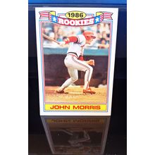 JOHN MORRIS 1987 TOPPS ROOKIE COMMEMORATIVE SET BASEBALL CARD #256