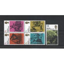GB.Literary Anniversaries (1st series) set of 5.Mounted Mint.Jul25b