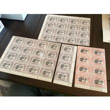 ICOLLECTZONE 1934 Brooklyn 3rd Stamp Show Sheet & Broken Sheet Lo VF NH (A000)