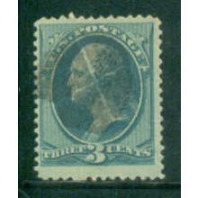 Used 184 3c George Washington Just Clears M00384
