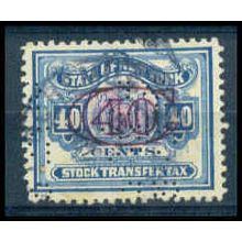 Used Revenue 40c N.Y. Stock Transfer Very Fine WA2808