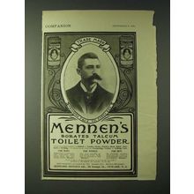 1900 Mennen's Ad - Borated Talcum Toilet Powder