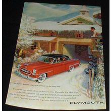 1953 Plymouth Belvedere Ad, Challenger Inn!