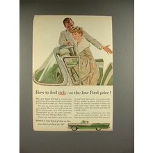 1957 Ford Car Ad - How to Feel Rich!