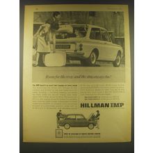 1965 Hillman Imp Ad - Room for the crew and the stowaways too