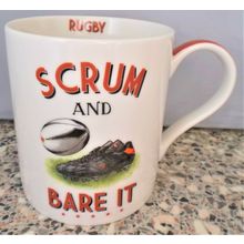 Leonardo Collection Scrum and Bare it Rugby Fine China Mug