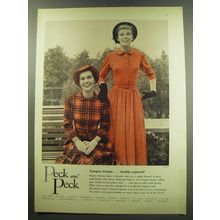 1949 Peck and Peck Melba Hobson Dresses Ad - photo by Tom Polumbo