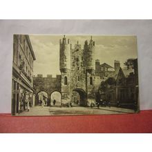 MICKLEGATE BAR, YORK. unused antique postcard by f. fRITH. /