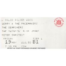 The Seachers 2008 Nottingham Theatre Live Concert Ticket