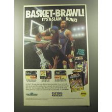 1992 Flying Edge Sega Genesis Arch Rivals Video Game Ad - Basket-Brawl!