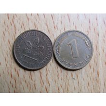 1971d 1 Pfennig Germany Coin