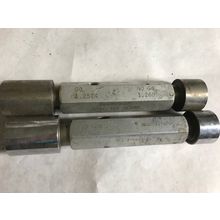 LOT 2 CHROMIUM INSPECTION GAGE GO NO GO PLUG GAUGE 1.2524 1.2605,ET