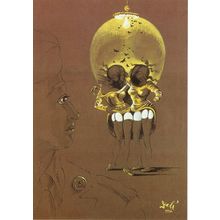 Salvador Dali - Study for the Soldier take warning 1942 Poster Canvas Movie Film